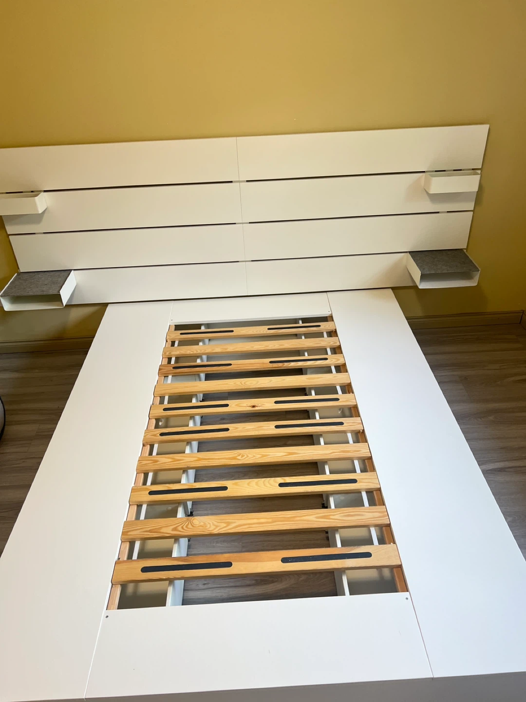 IKEA Queen Bed Frame w/ 6 Drawers, Headboard & Mattress - photo 4