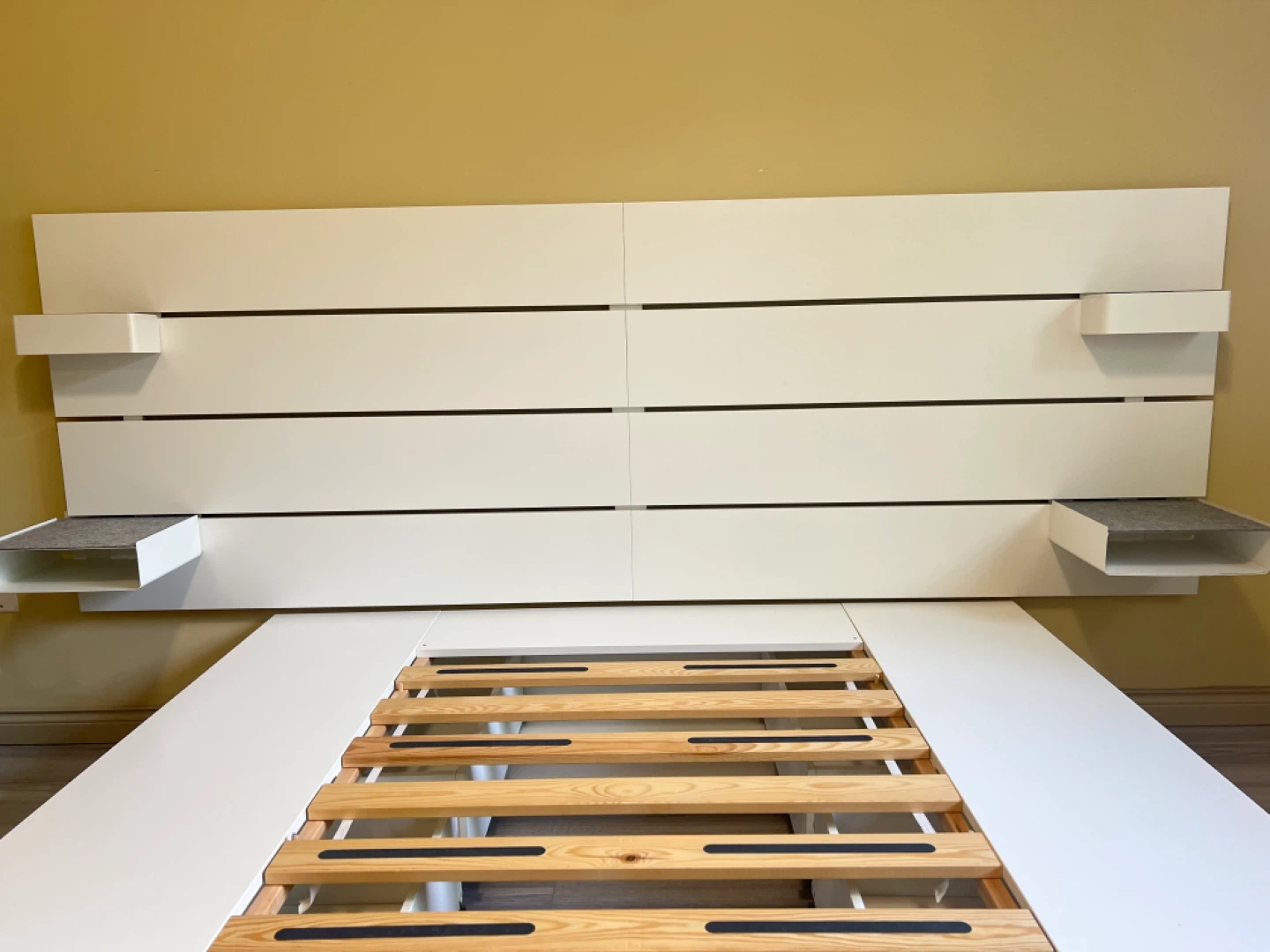 IKEA Queen Bed Frame w/ 6 Drawers, Headboard & Mattress - photo 5