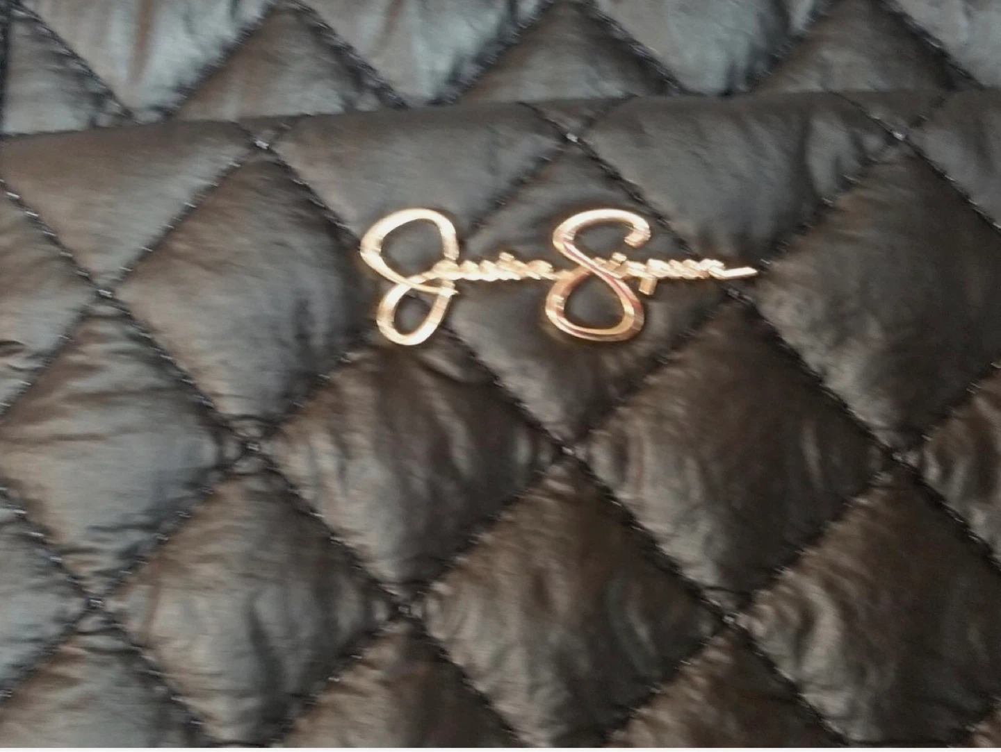 Jessica Simpson Black Quilted Tote Bag - photo 4
