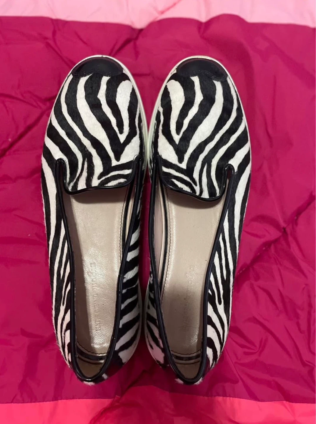 Hogan Zebra Print Slip-On Sneakers