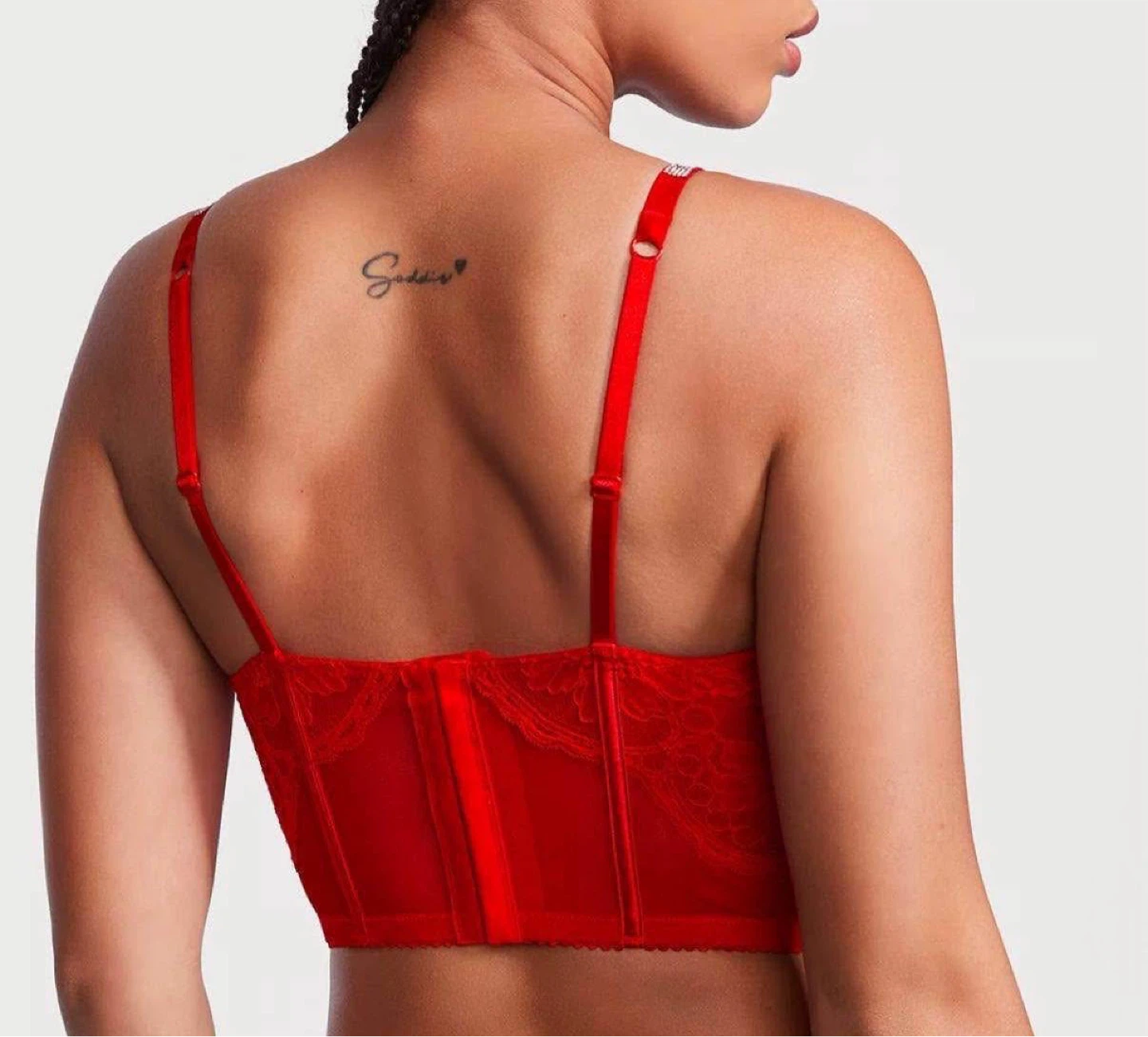 Victoria's Secret Red Lace Corset push up, 38 DD(E) - photo 5