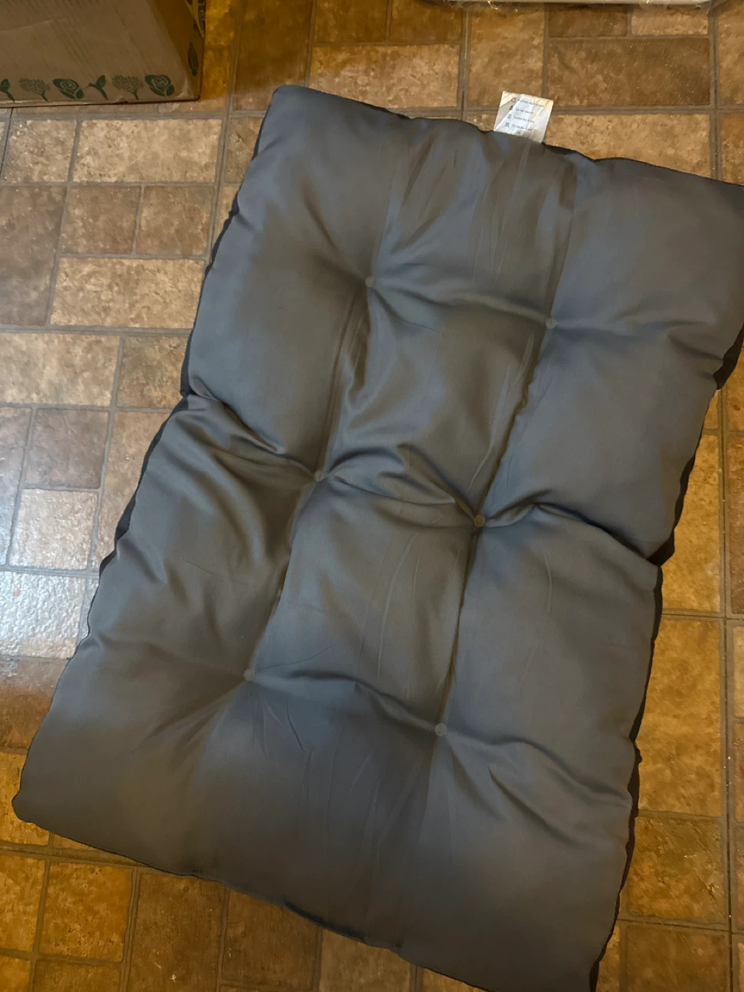 IHINIRE Pet Bed Plush Mat - Gray/White - photo 2