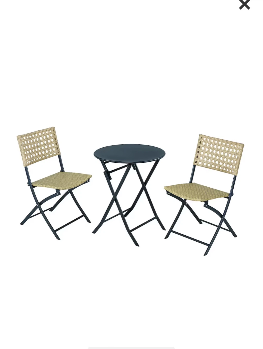 New 2-Piece Rattan Bistro Set - photo 4