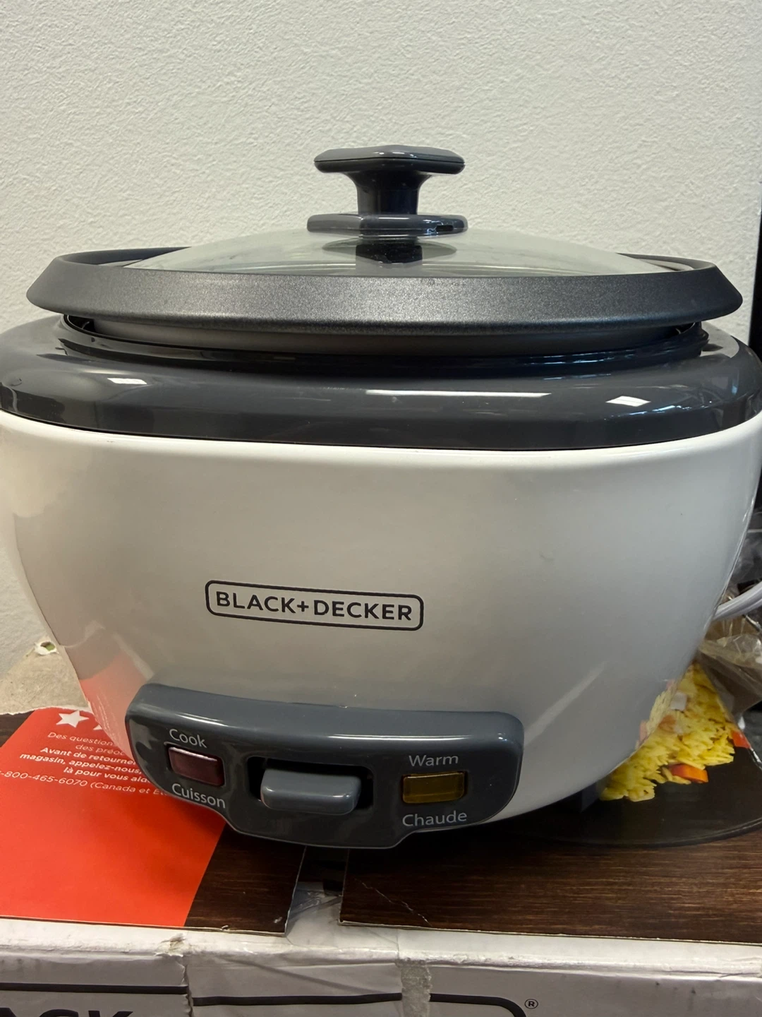 BLACK+DECKER 6-Cup Rice Cooker and Steamer - photo 2