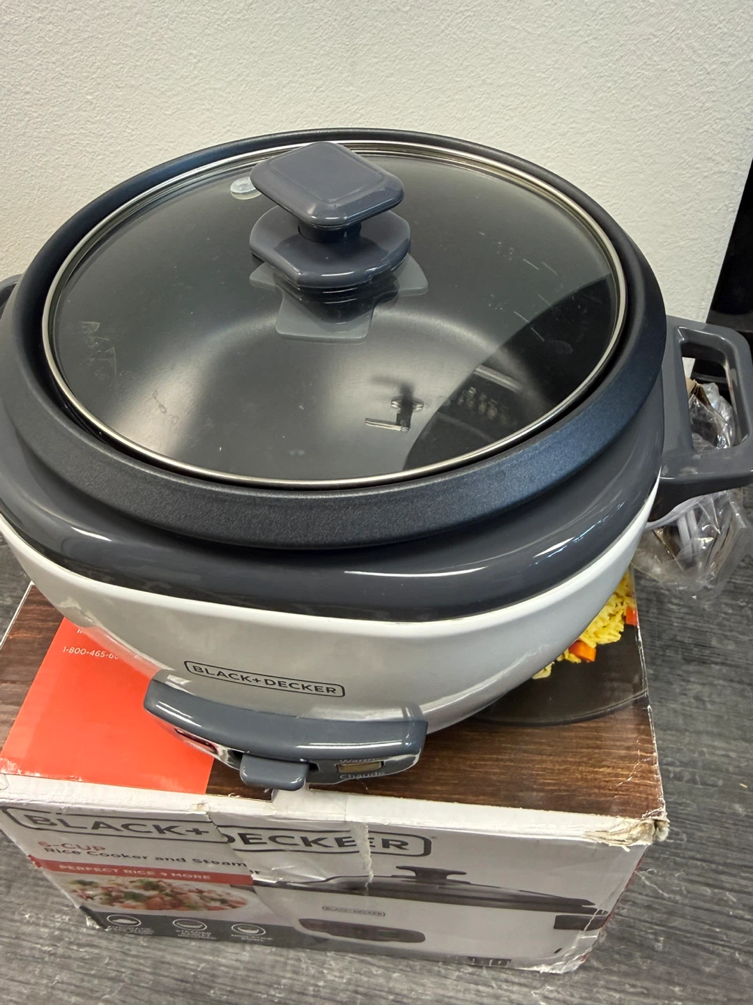 BLACK+DECKER 6-Cup Rice Cooker and Steamer - photo 3