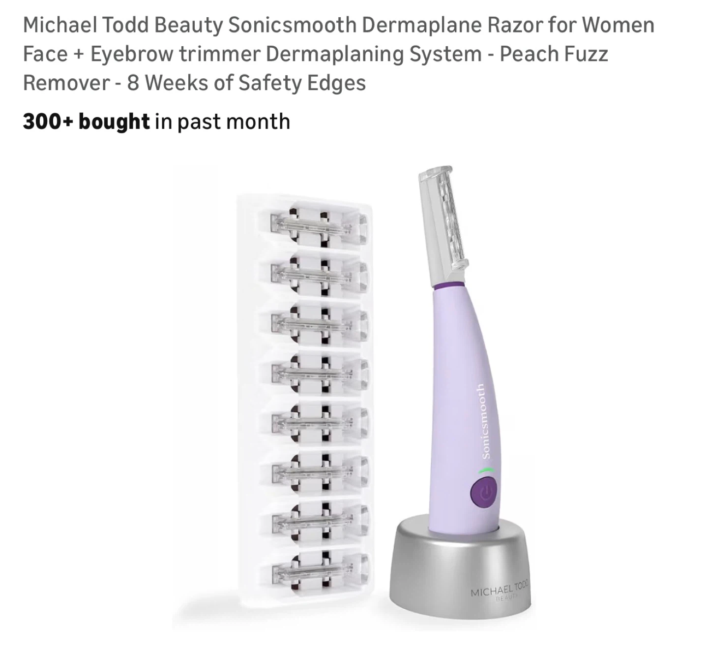 Michael Todd Beauty Sonicsmooth Dermaplane Razor