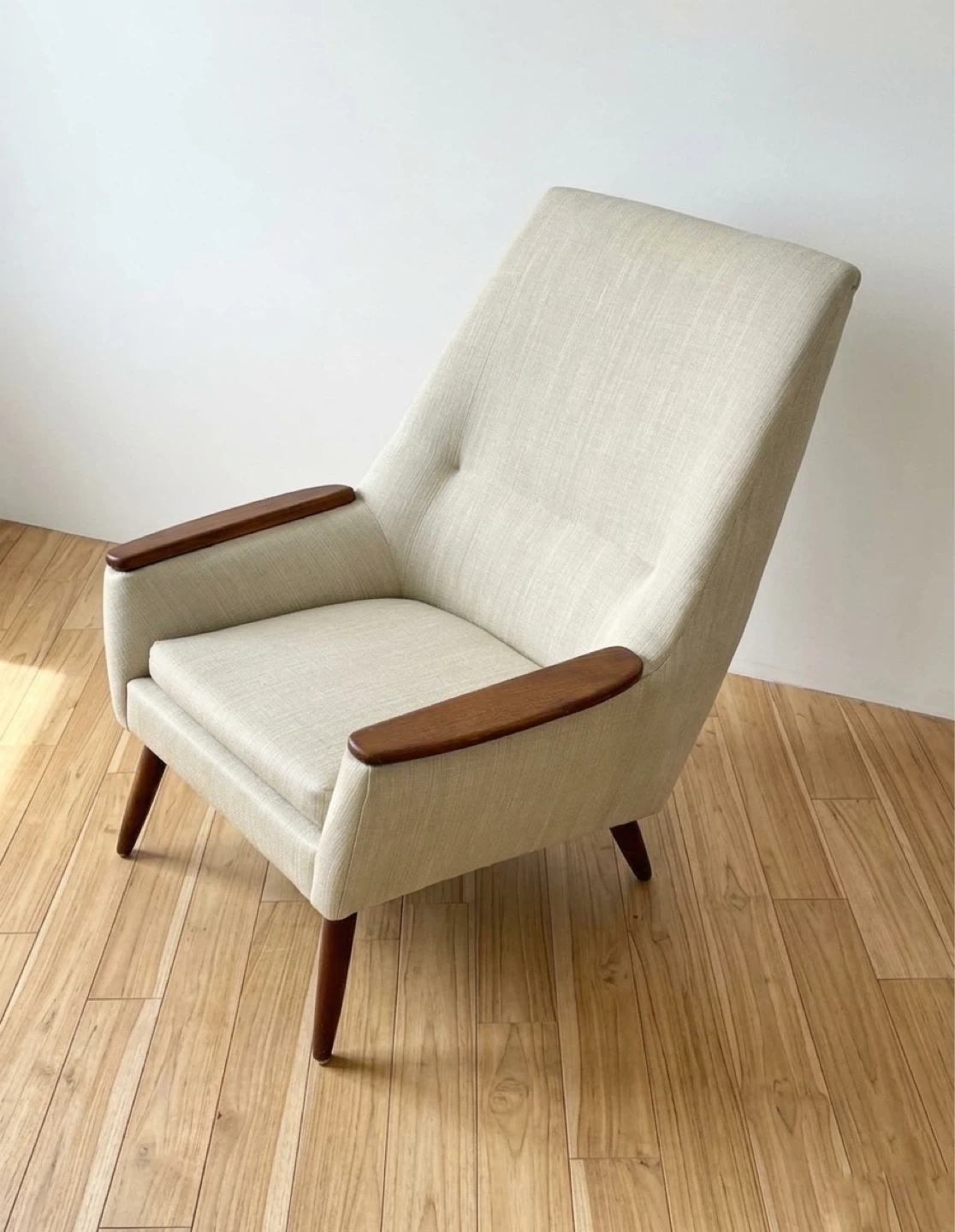 Mid Century Teak Lounge Chair - photo 4