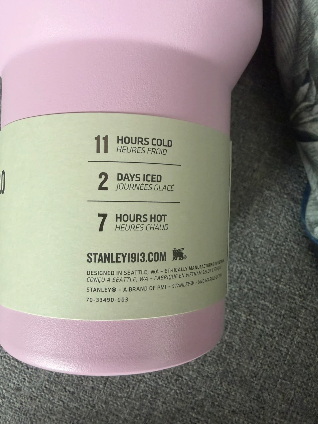Stanley Quencher H2.0 Tumbler 40 oz Pink - photo 5