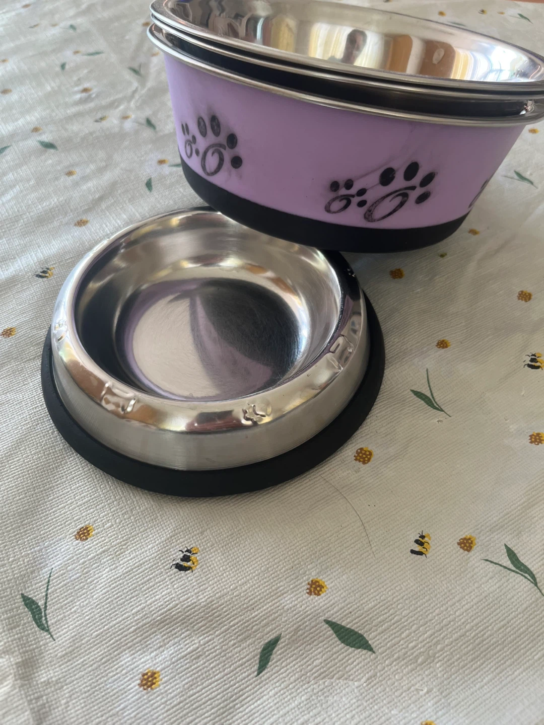Pet Food Bowls (Set of 3) , + 1 smaller - photo 2