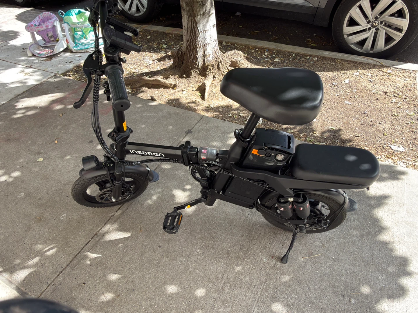 INSDROGN Black Folding Electric Bike - photo 4