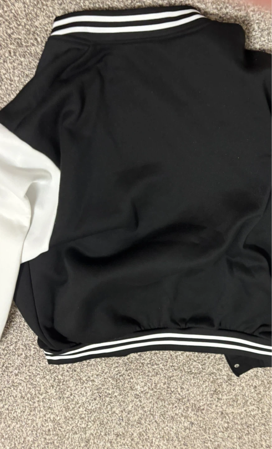 Black and White "USA Classic 17" Varsity Jacket - photo 4