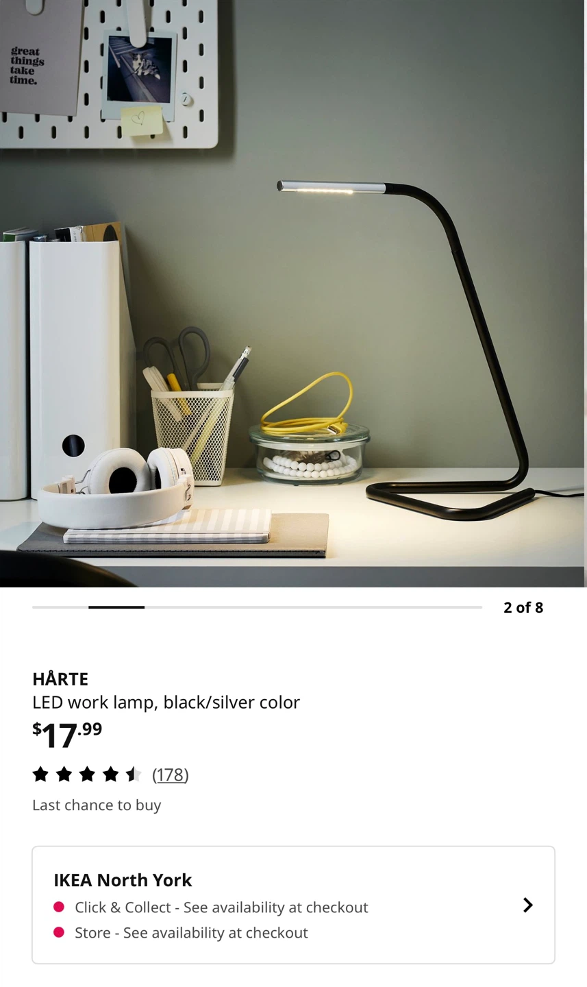 IKEA HÄRTE LED Work Lamp - photo 2