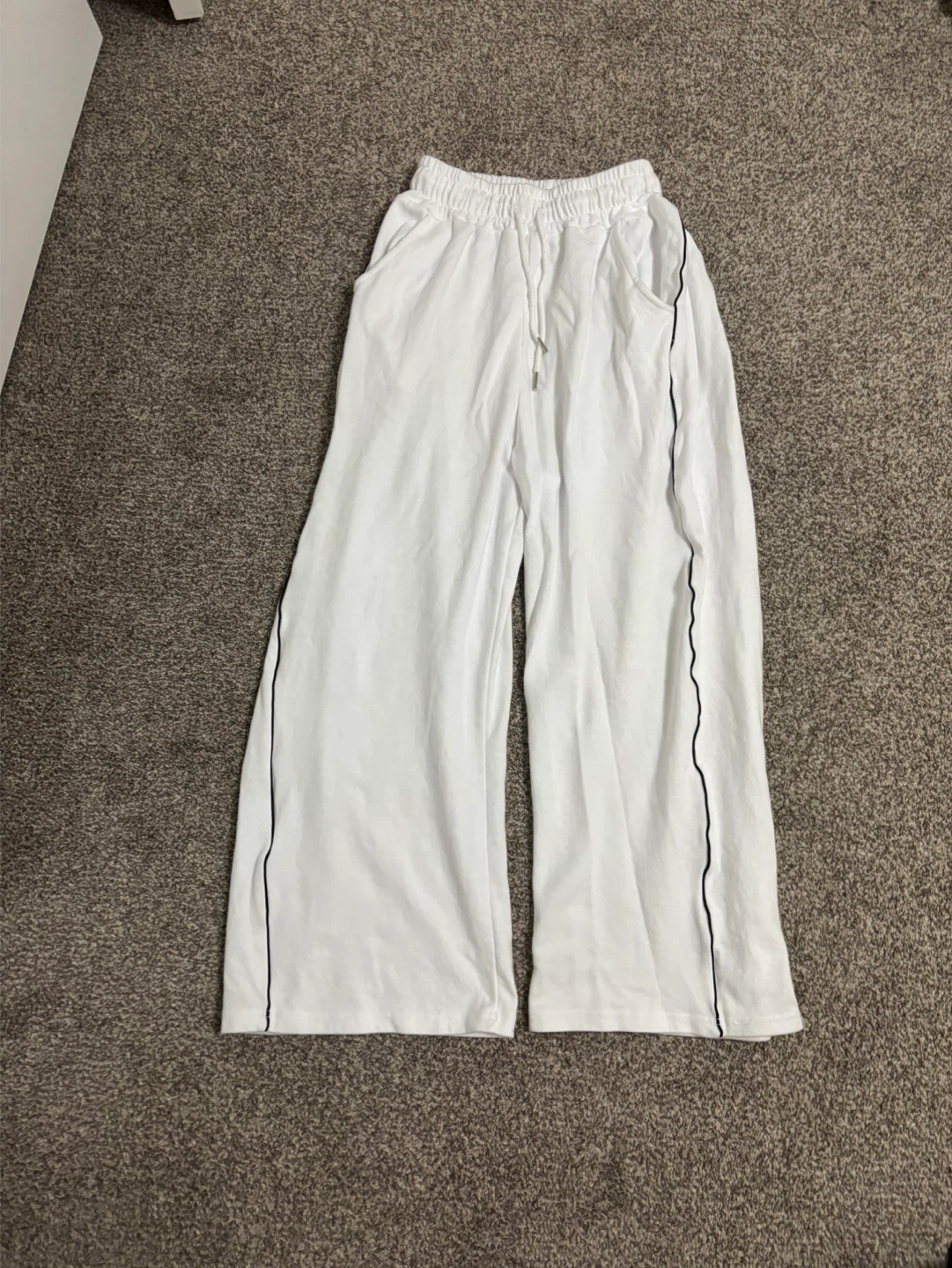 White Wide Leg Pants