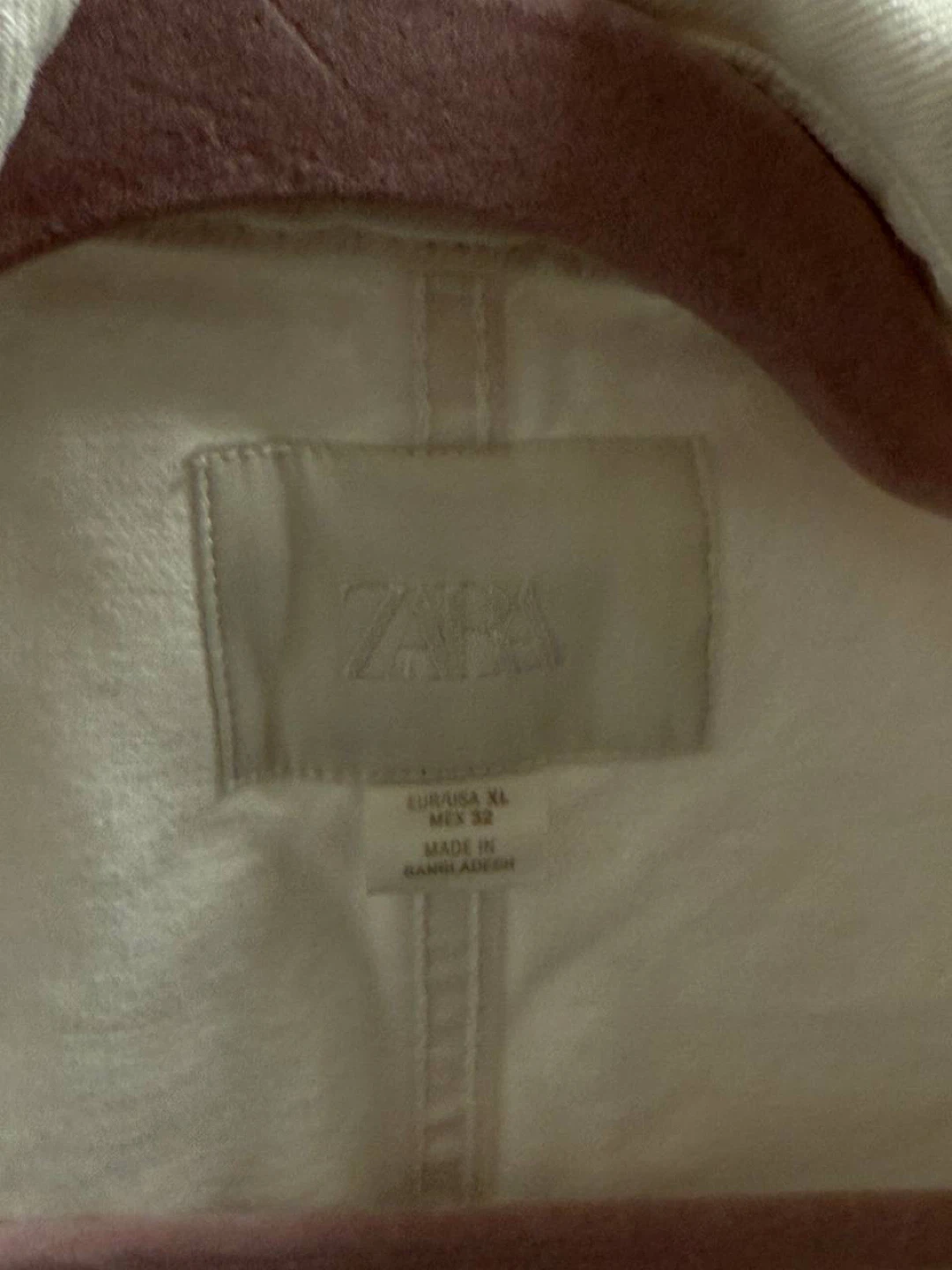 Denim jacket with belt ZARA, XXL(good for XL) - photo 4