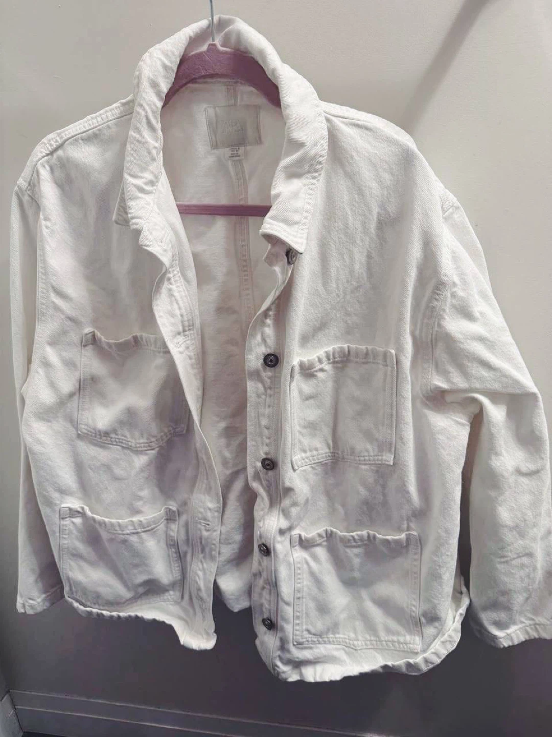 Denim jacket with belt ZARA, XXL(good for XL) - photo 2