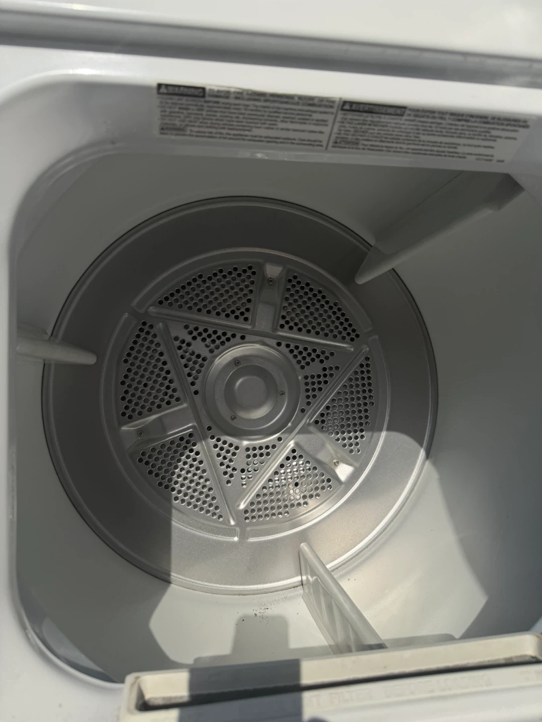 White Stackable Washer and Dryer - photo 3