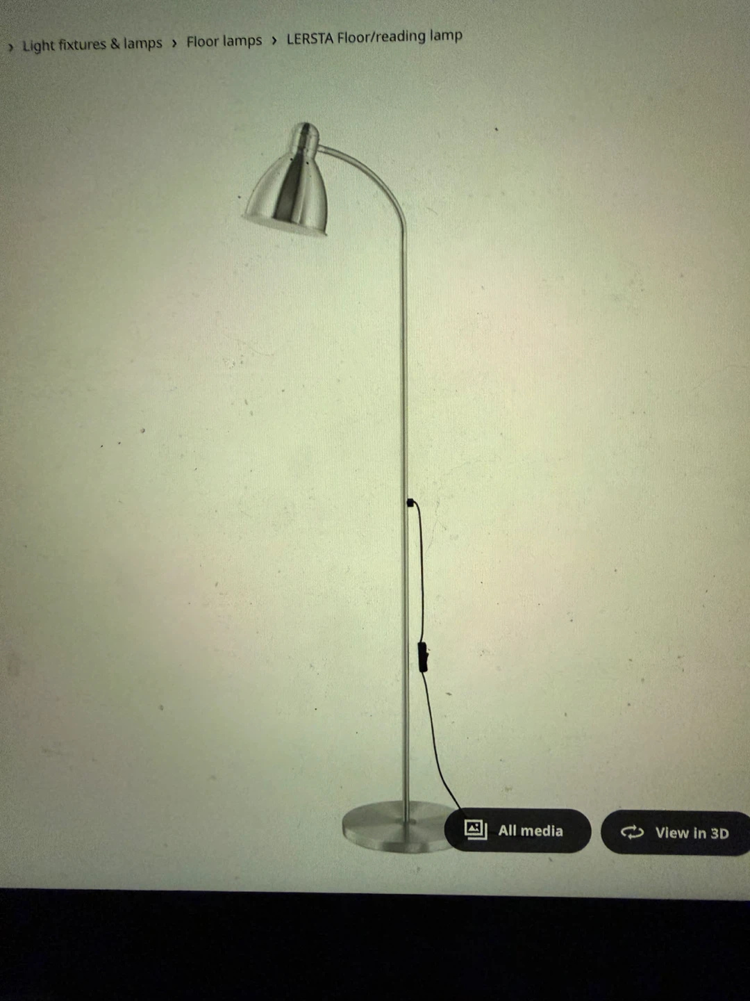 Ikea Lersta Floor Lamp - photo 2