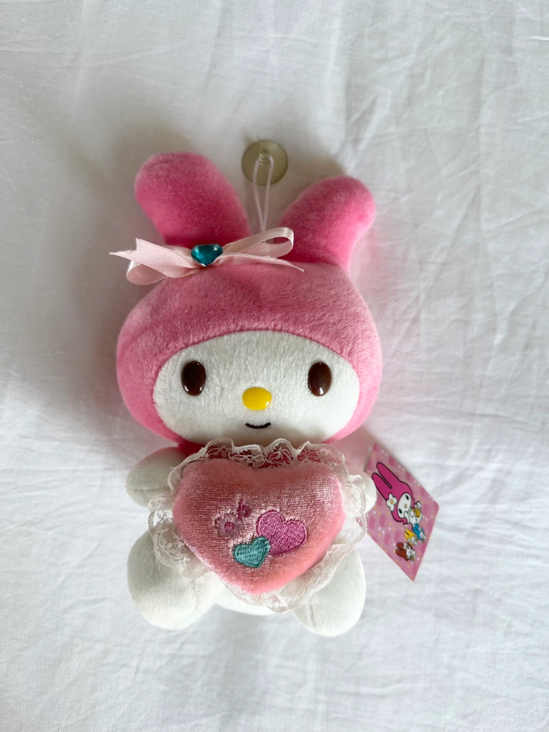 🆕 Sanrio My Melody Plush Toy with suction cup hanging