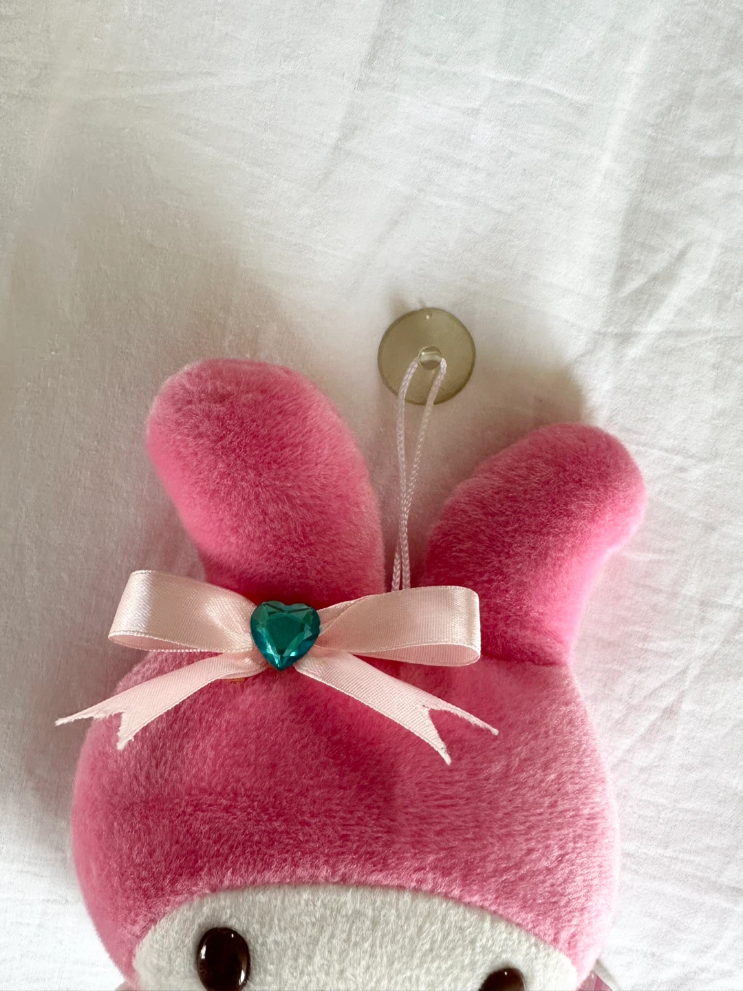 🆕 Sanrio My Melody Plush Toy with suction cup hanging - photo 3