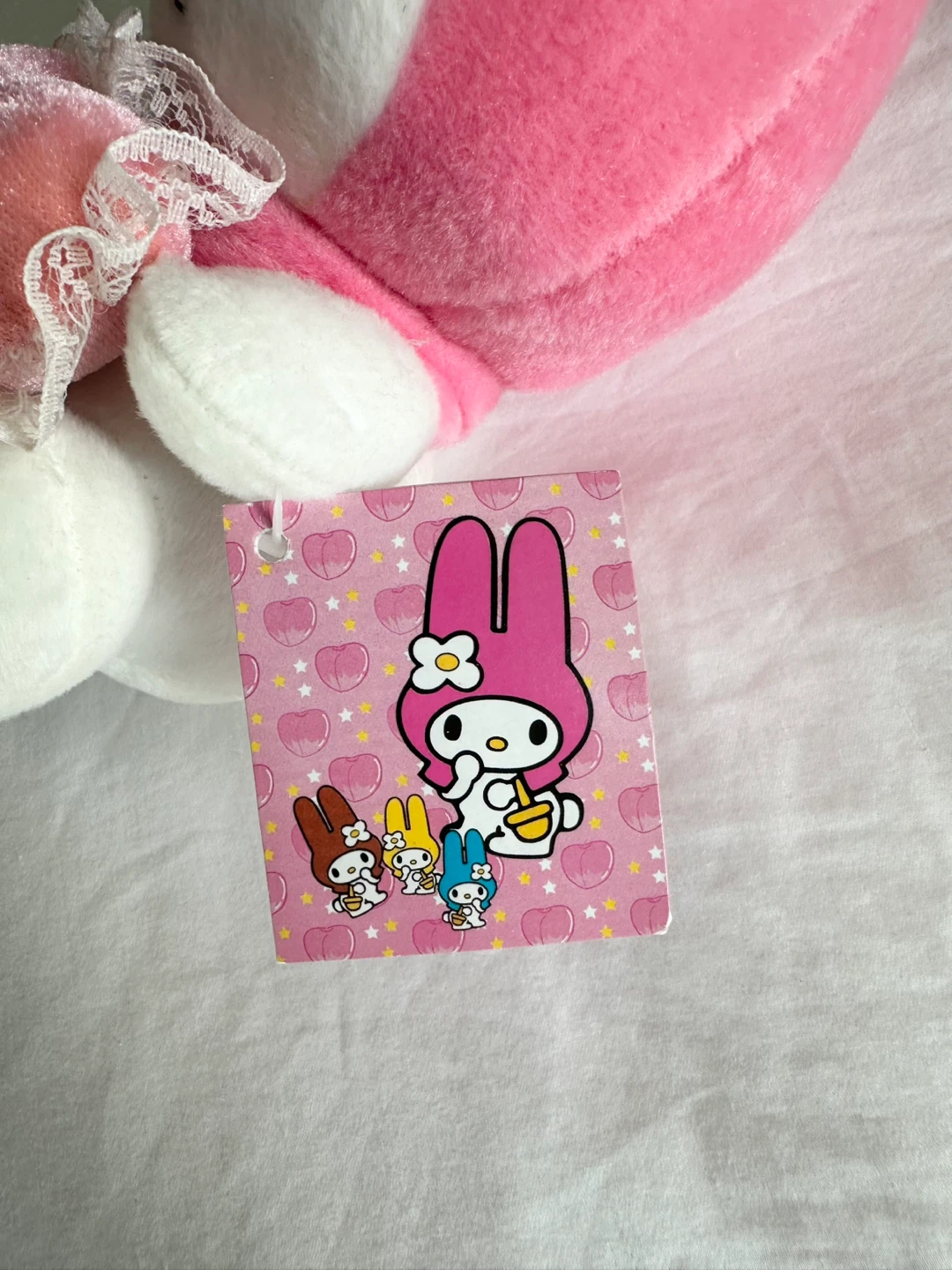 🆕 Sanrio My Melody Plush Toy with suction cup hanging - photo 5