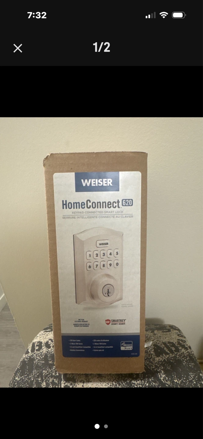 Weiser HomeConnect 620 Keypad Connected Smart Lock