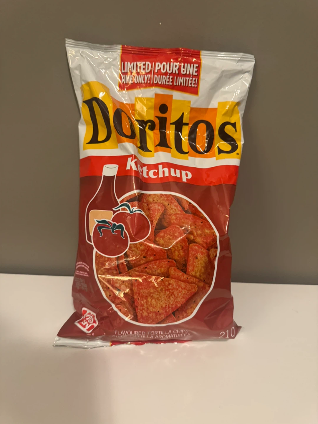 Limited Edition Doritos Ketchup Flavoured Tortilla Chips