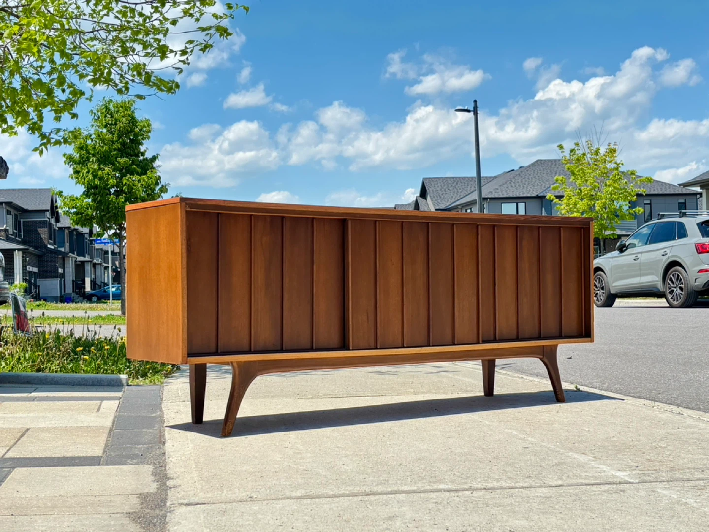 Mid-Century Modern Walnut Credenza - photo 4