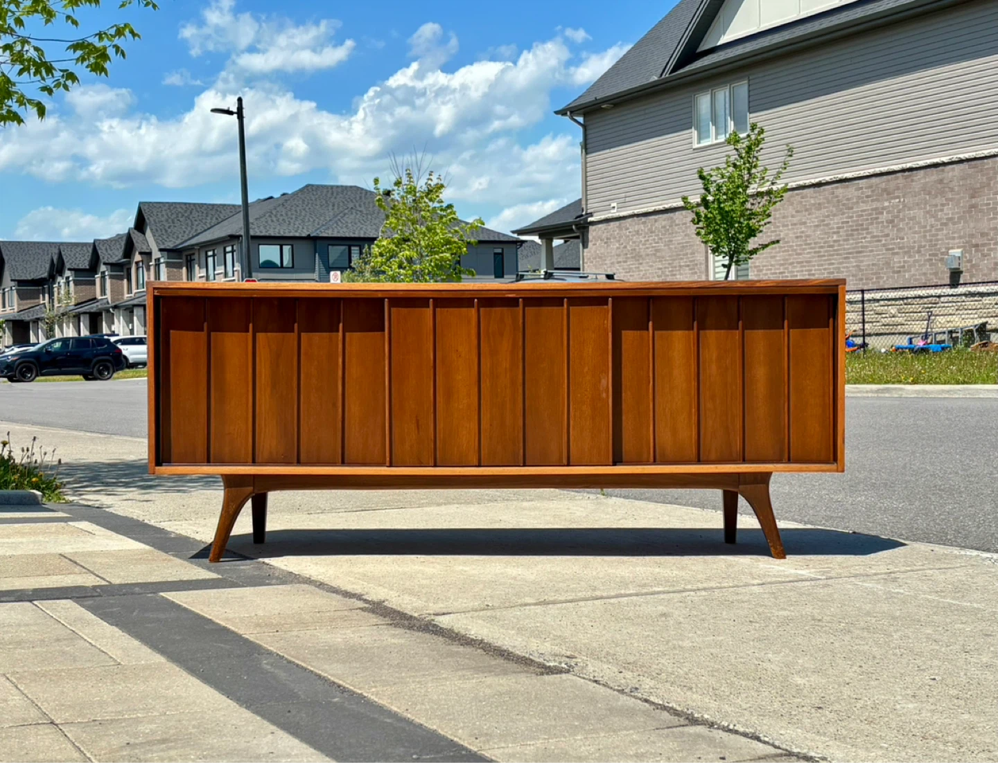 Mid-Century Modern Walnut Credenza