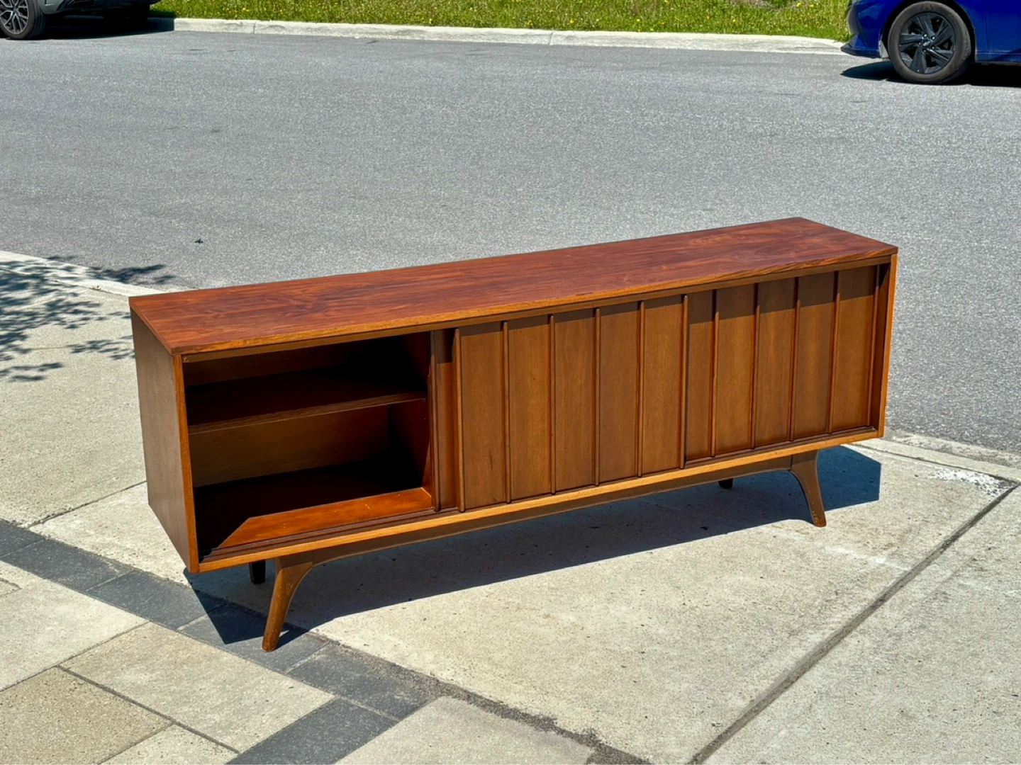 Mid-Century Modern Walnut Credenza - photo 3