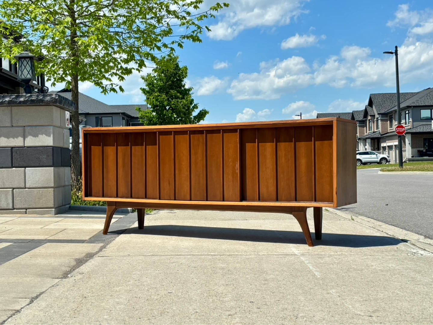 Mid-Century Modern Walnut Credenza - photo 2