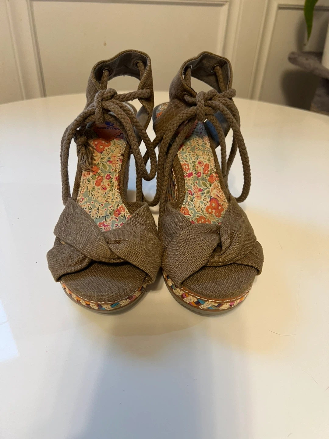 Rocket Dog Brown Espadrille Wedge Sandals - photo 2
