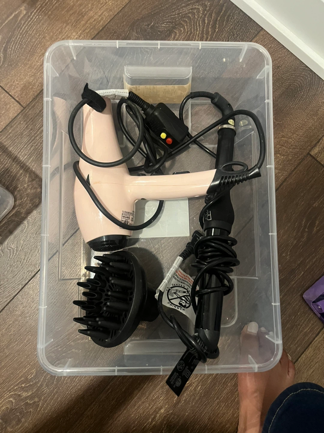 FREE Curling Iron and Hair Dryer Set with box