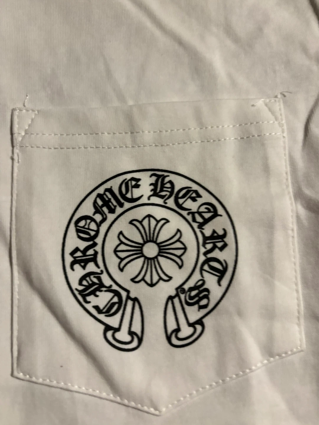 Chrome Hearts White Pocket T-Shirt - photo 3