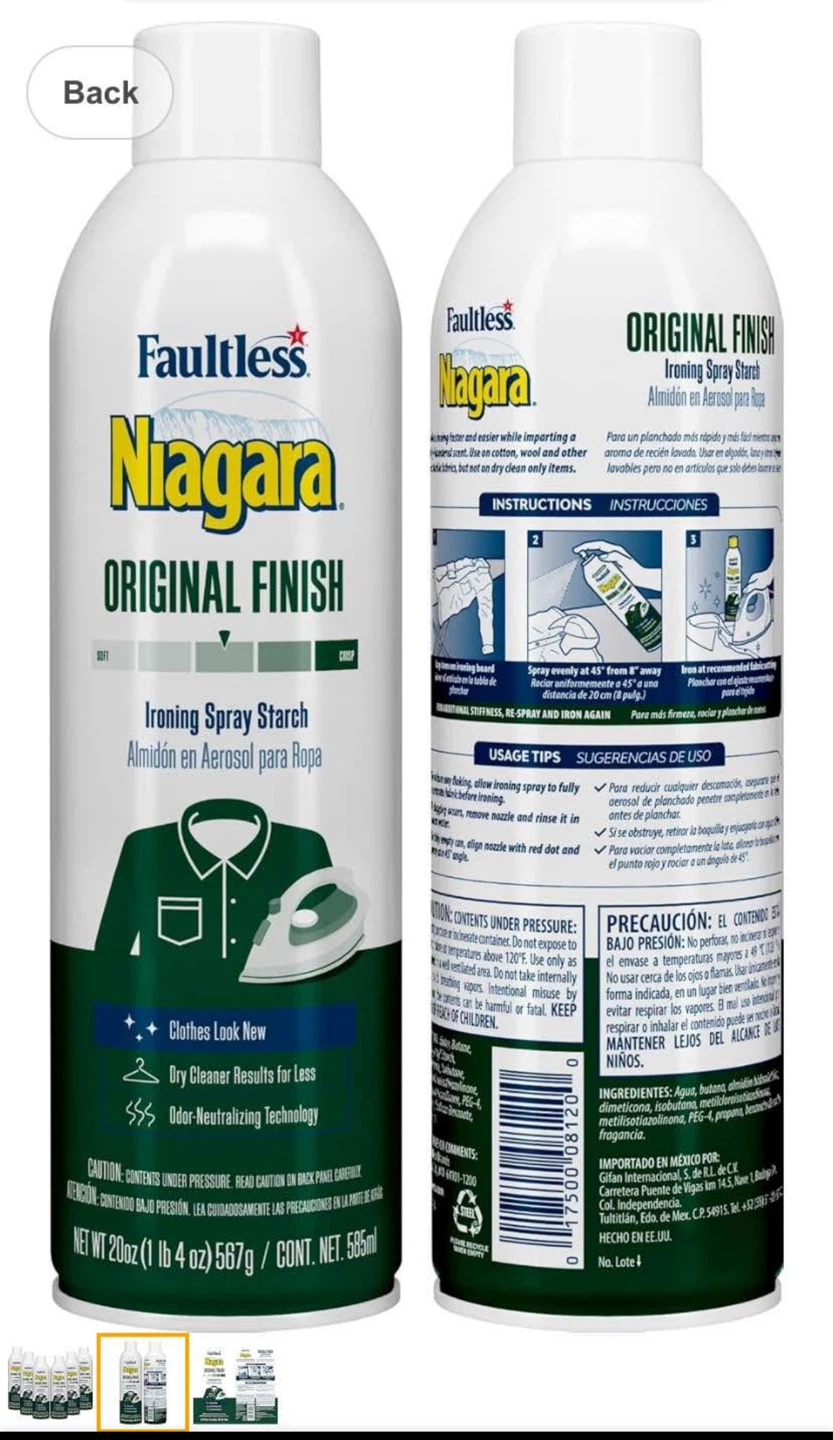 Ironing Spray Pro Grade