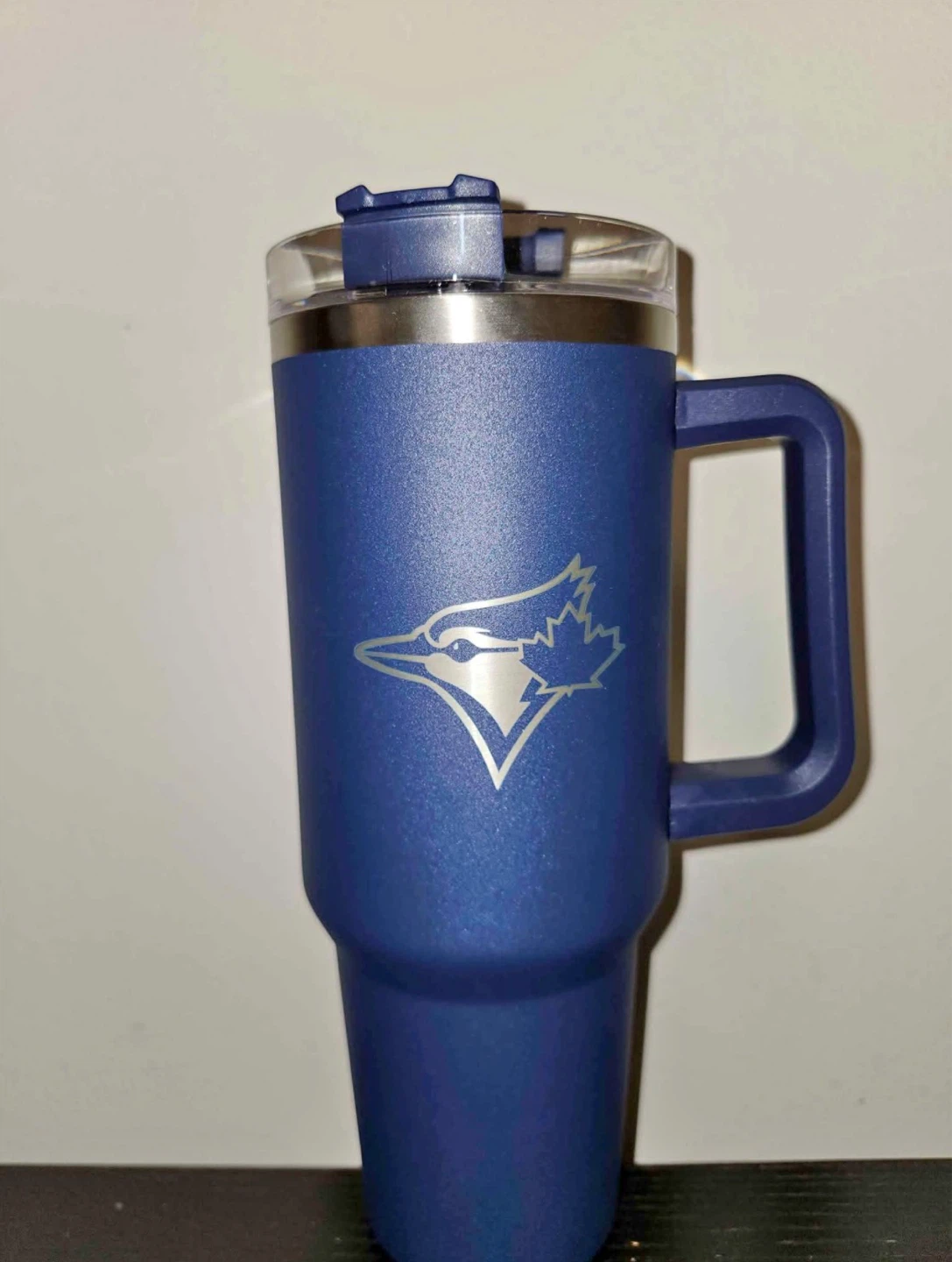 Toronto Blue Jays 40oz Travel Tumbler with Handle.