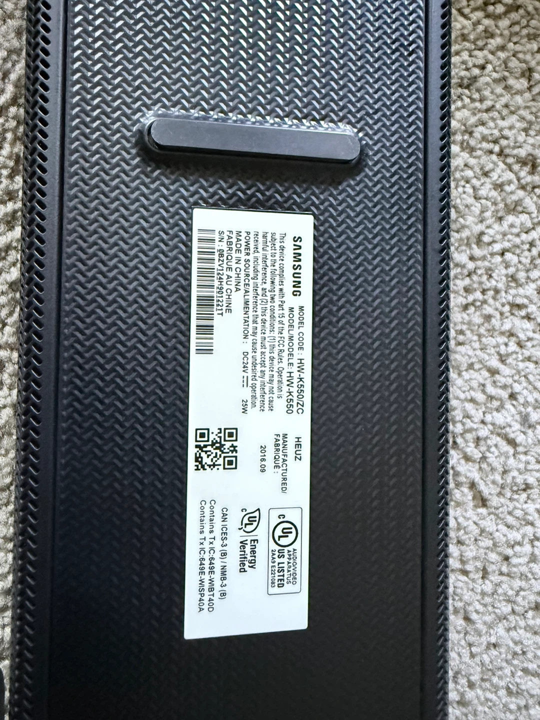 Samsung HW-AS50/ZC Soundbar - photo 5