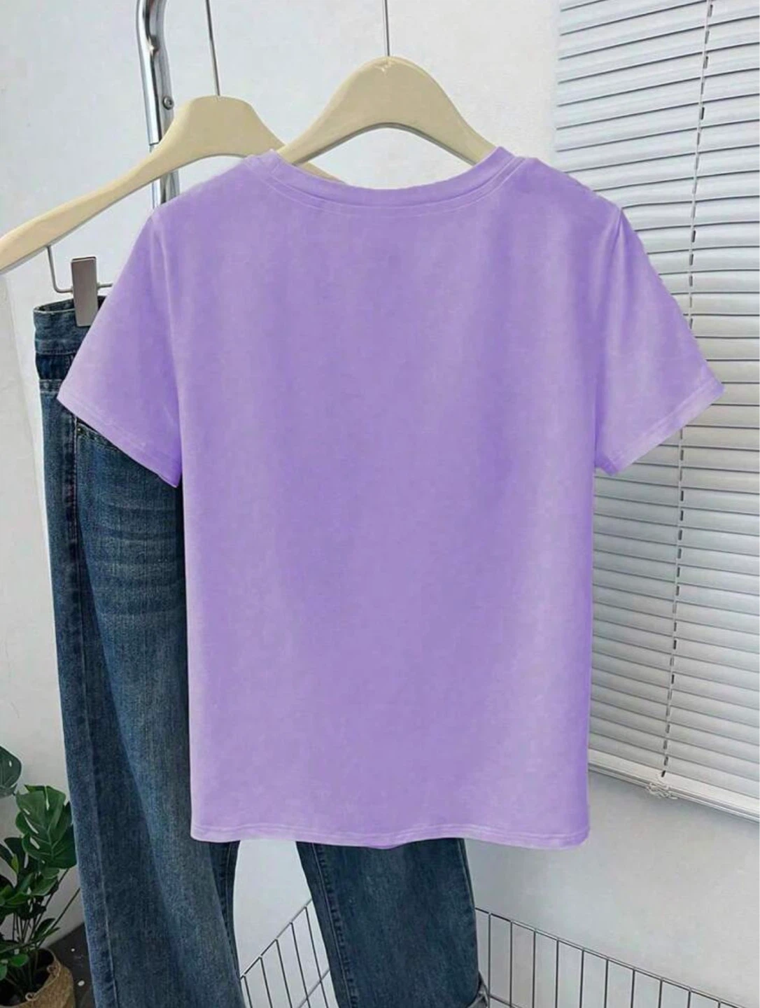 New lilac women’s t-shirt - photo 2
