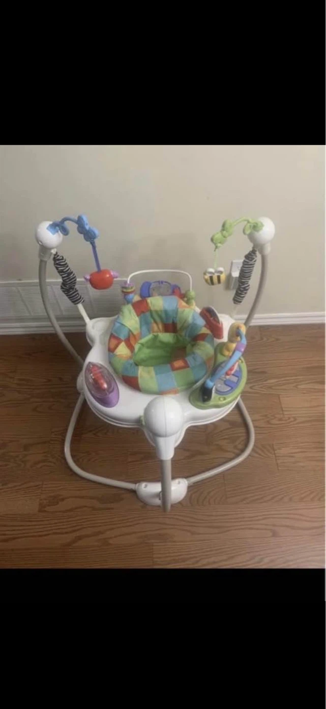 Play Bouncer with Hanging Toys for Babies