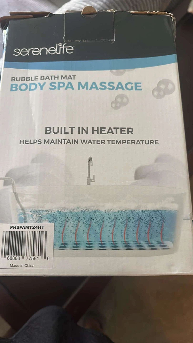 Serenelife Bubble Bath Mat Body Spa Massage - photo 3