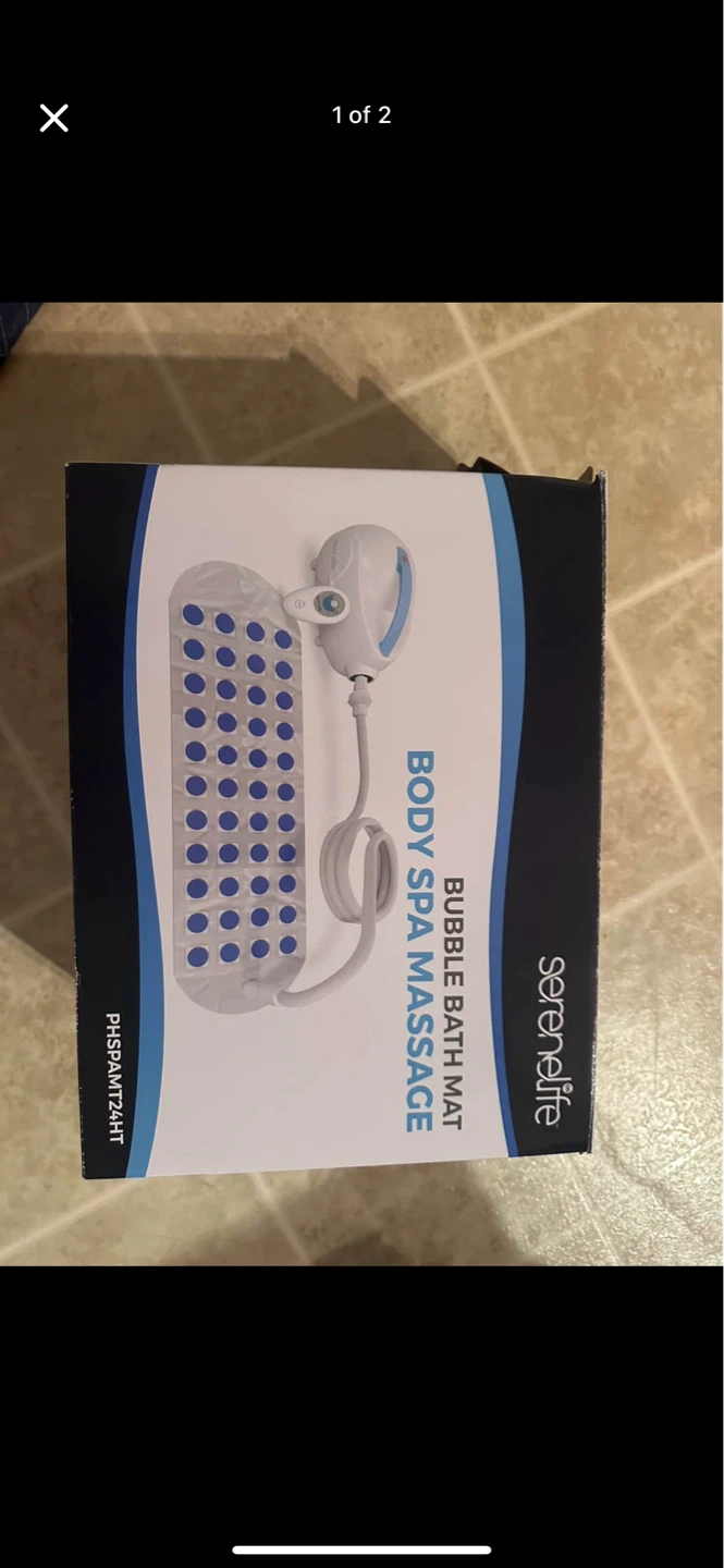 Serenelife Bubble Bath Mat Body Spa Massage