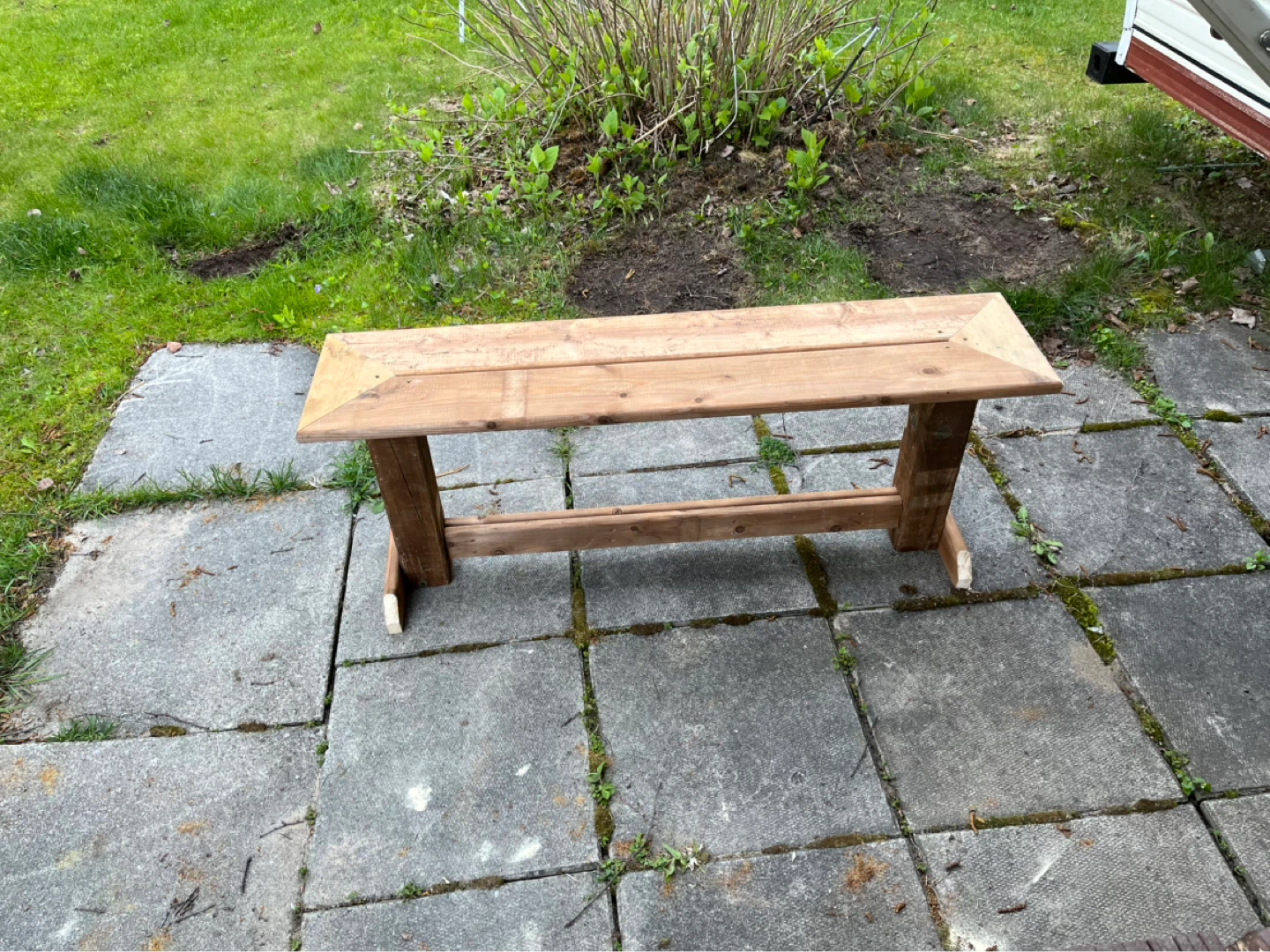 Wooden Outdoor Bench - photo 3