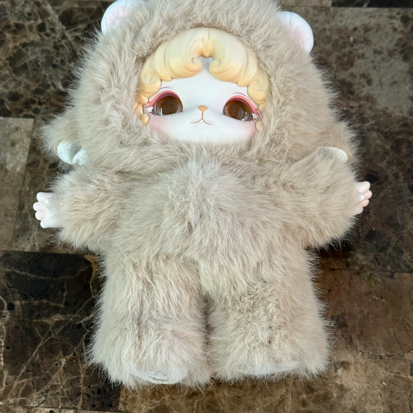 Furry Doll with Bunny Ears Outfit - photo 2