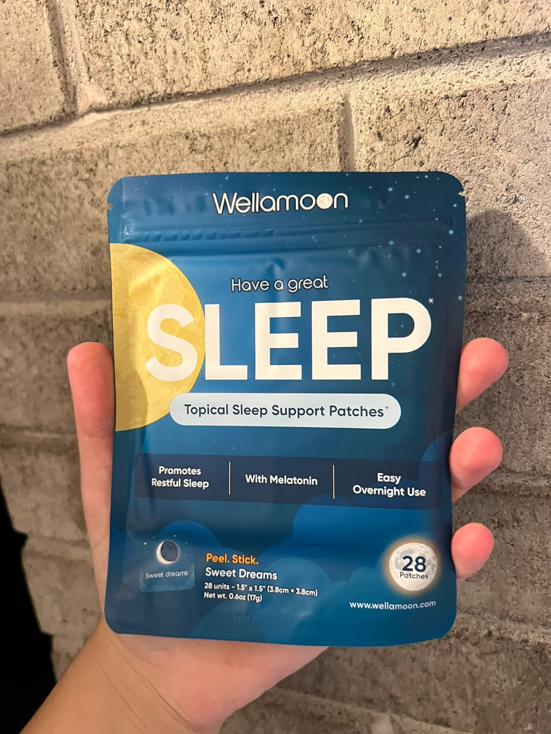 Wellamoon Topical Sleep Support Patches - 28 Patches