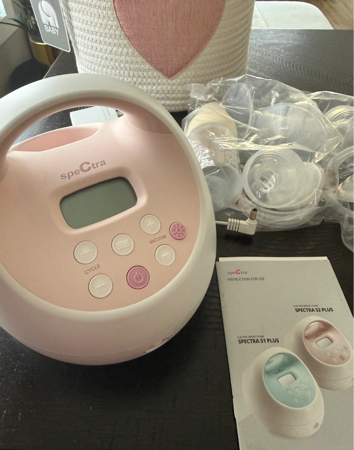 Spectra Baby USA S2 Plus Electric Breast Pump - Pink