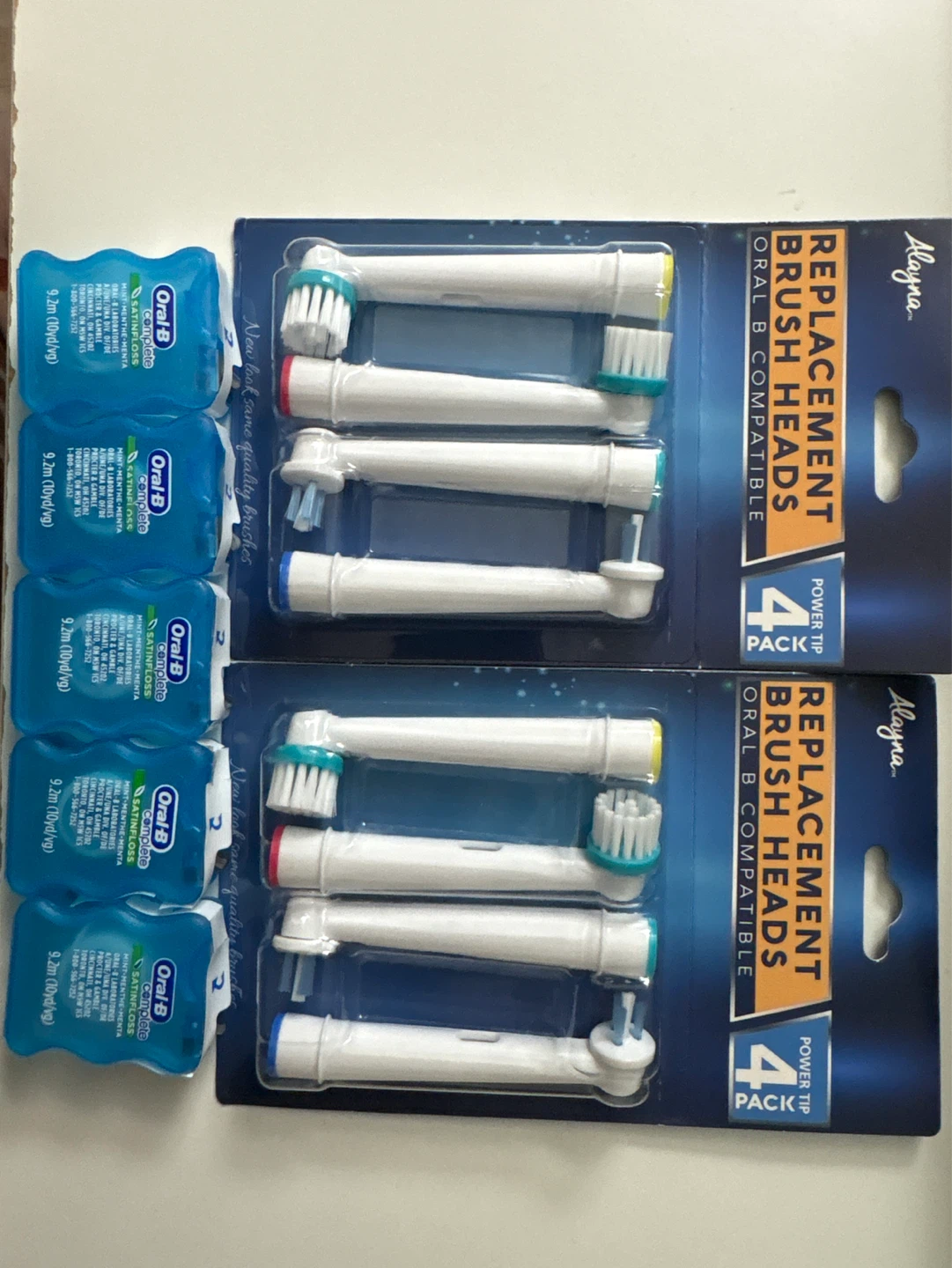 Mayna Replacement Brush Heads and floss