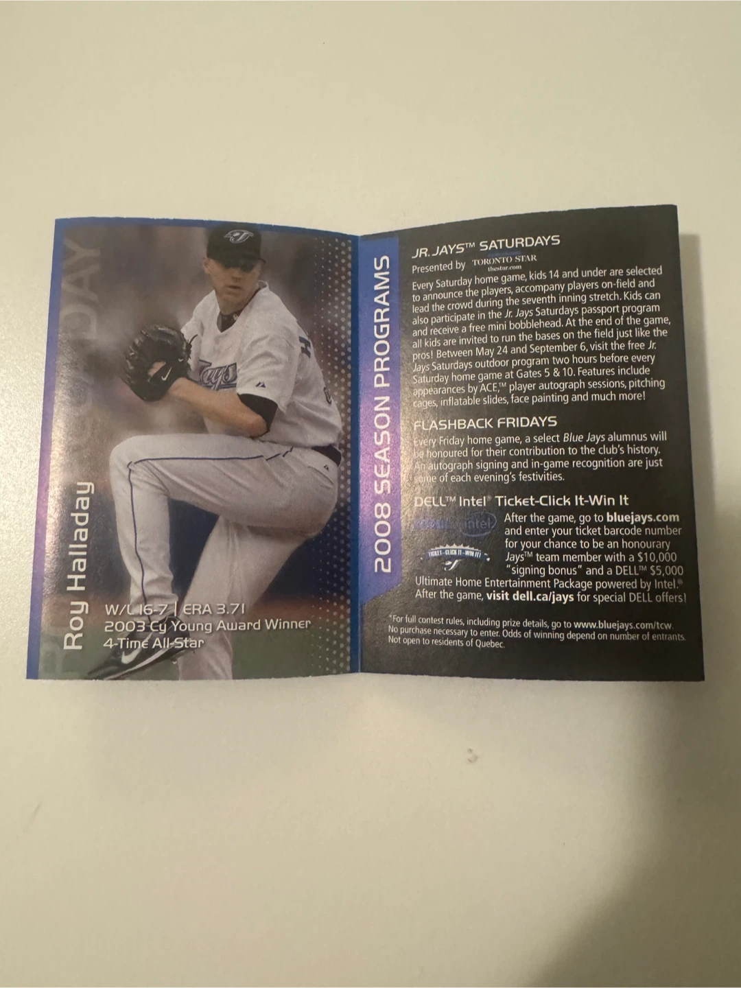 Toronto Blue Jays 2008 Schedule Booklet - photo 5