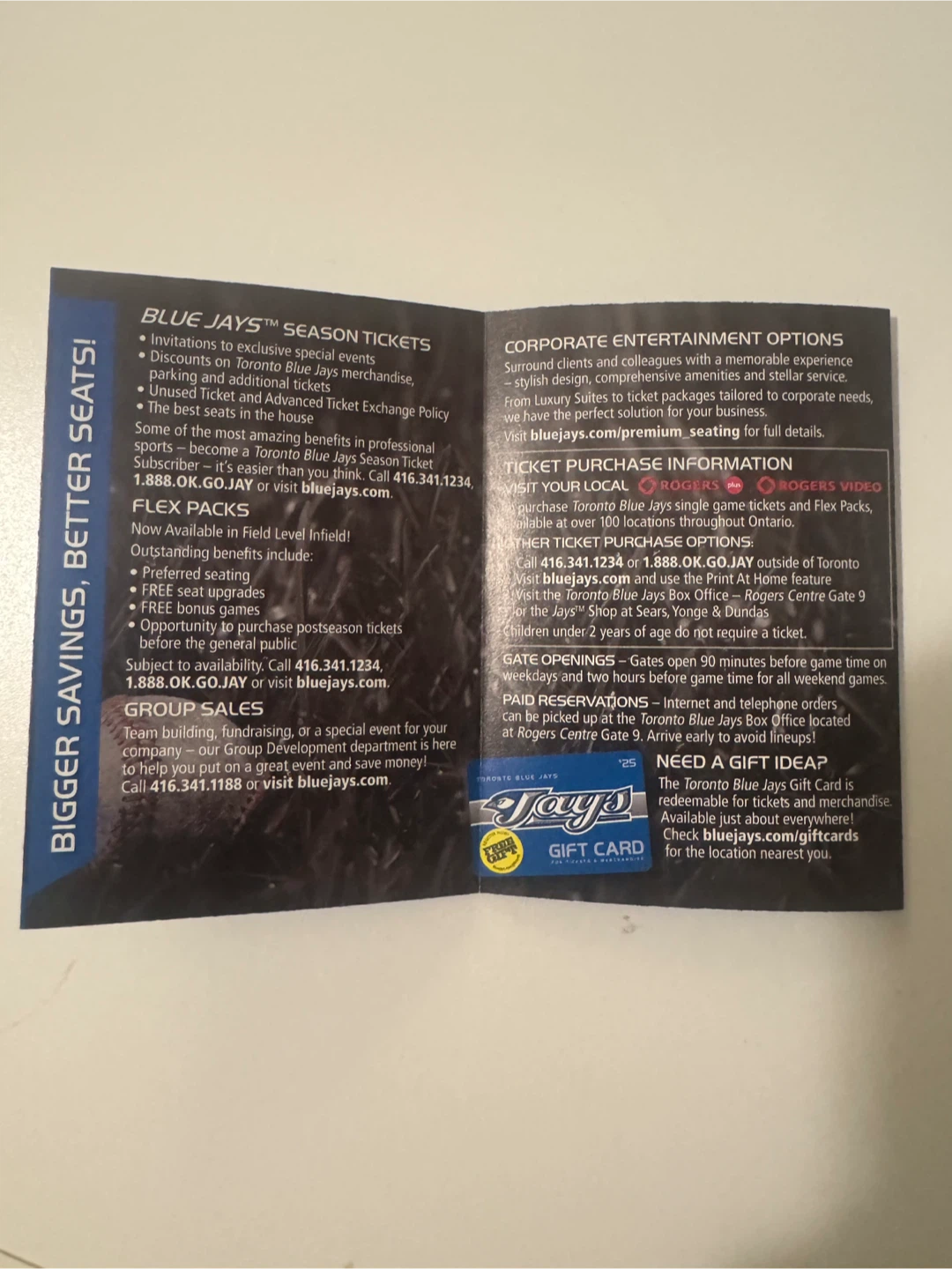 Toronto Blue Jays 2008 Schedule Booklet - photo 3