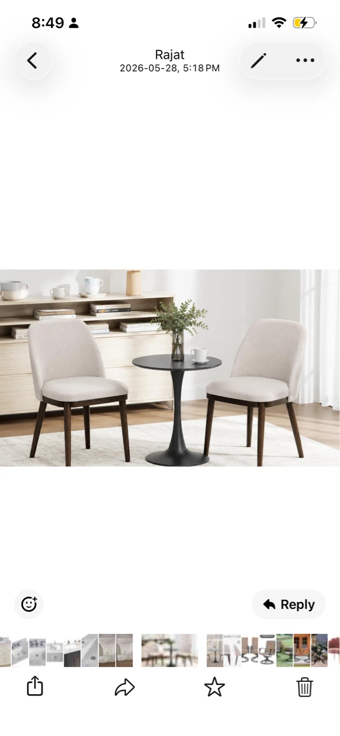 Brand new three piece dining set - photo 4