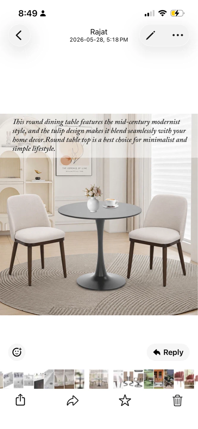 Brand new three piece dining set - photo 5