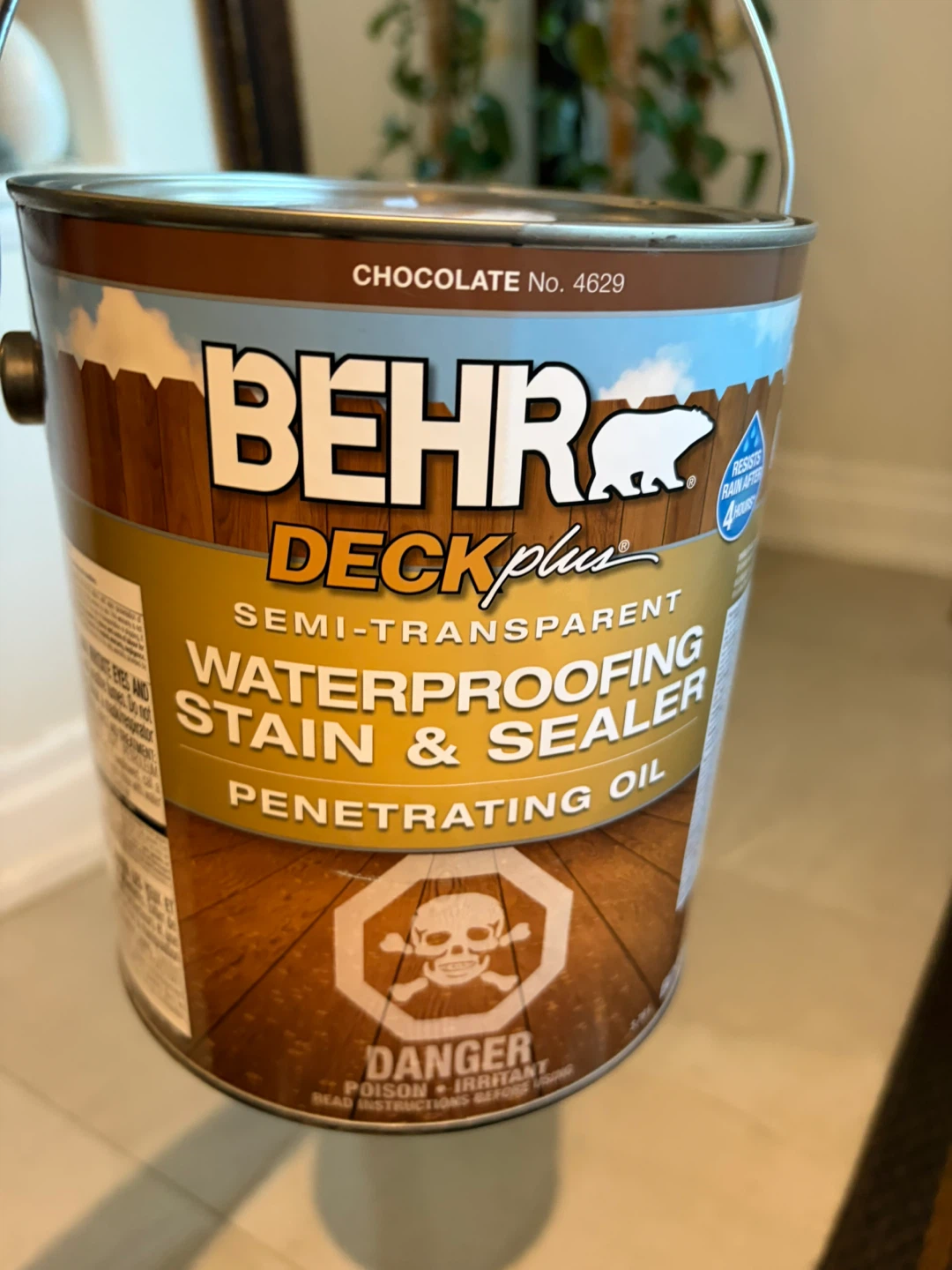 Behr Deckplus semi transparent waterproofing stain & sealer